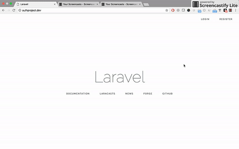 User Role based Authentication and Access Control in Laravel