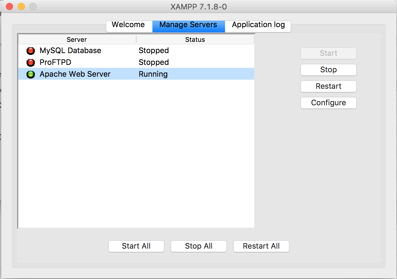 XAMPP 7 for Laravel 5.5