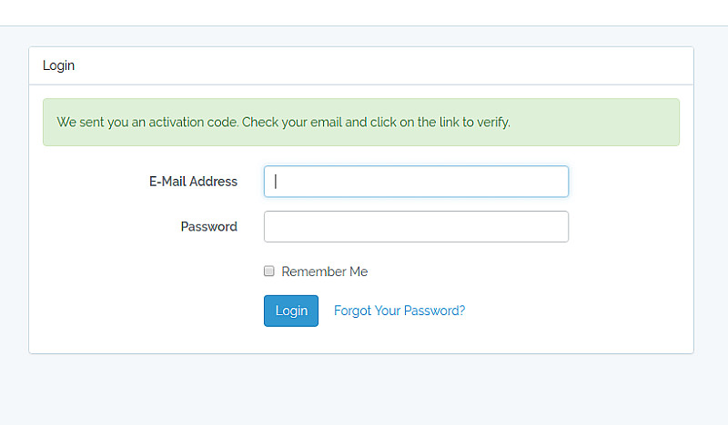 User email verification and account activation in Laravel 5.6