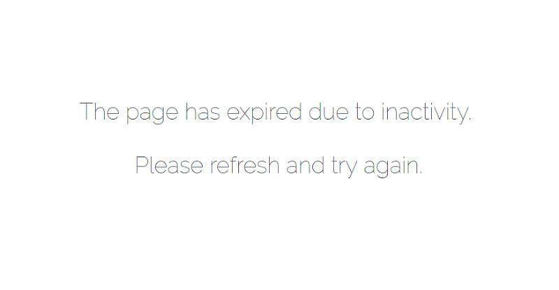 [Fixed] The page has expired due to inactivity in Laravel 5