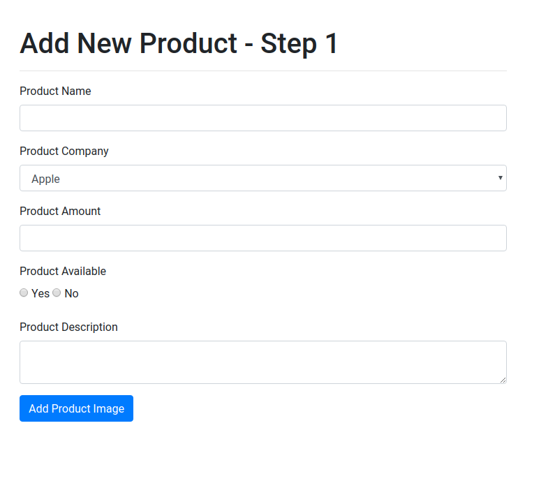 Multi page Laravel step-1