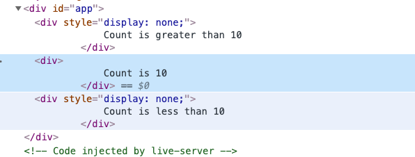 v-show directive VueJS