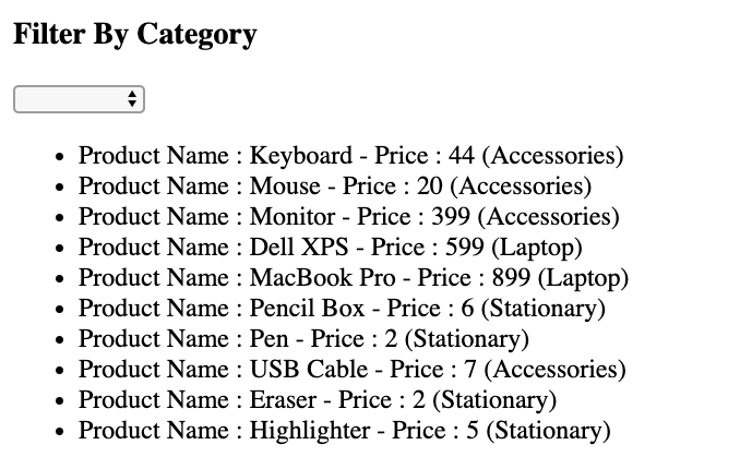 Filter by dropdown Computed Properties VueJS