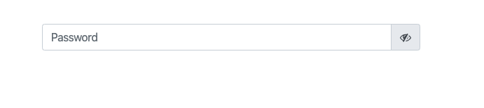 password visibility toggle VueJS
