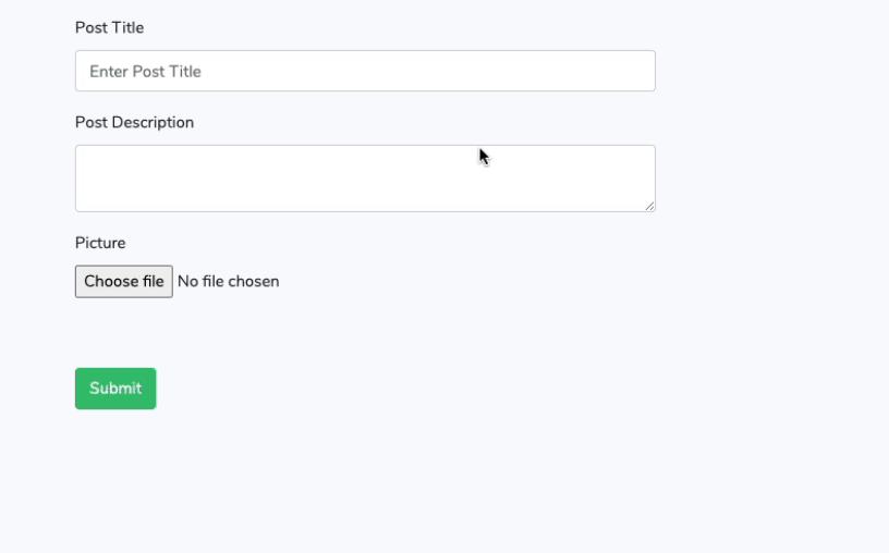 single image upload laravel and vuejs