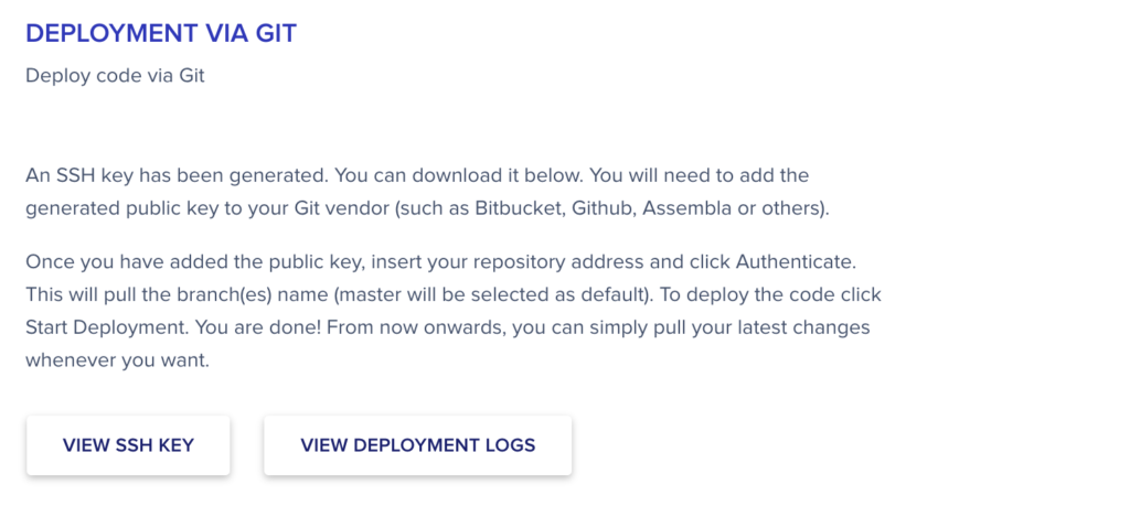 view ssh key cloudways